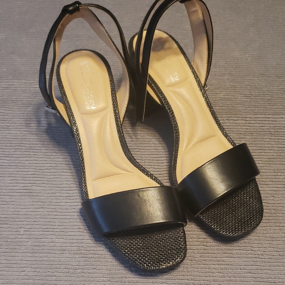 CL by Laundry Black Women's Sandals